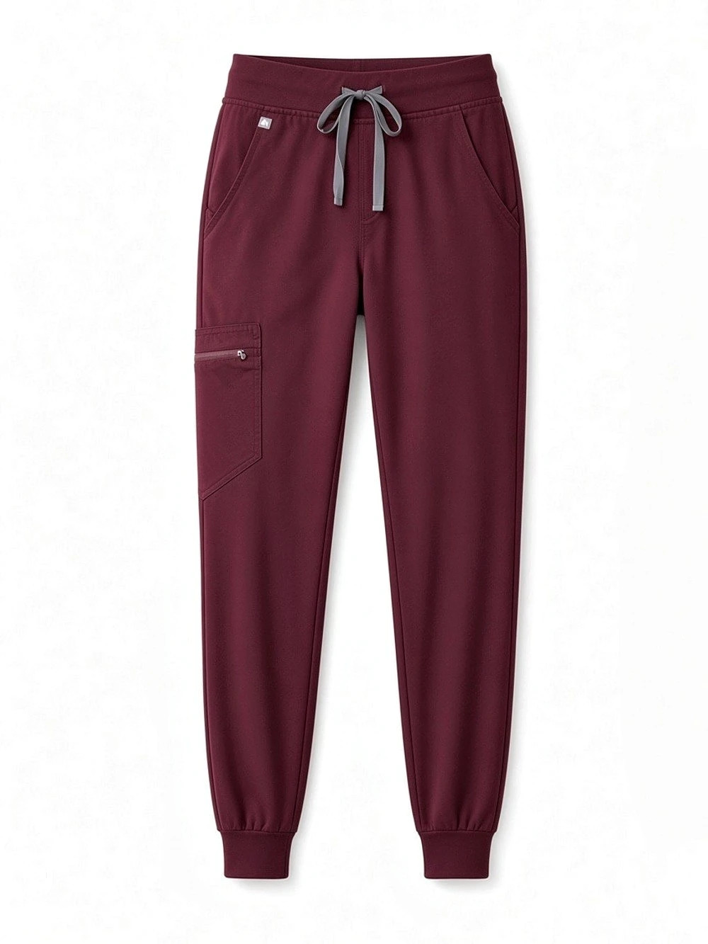 FIGS Zamora Jogger Scrub Pant Burgundy XS Petite